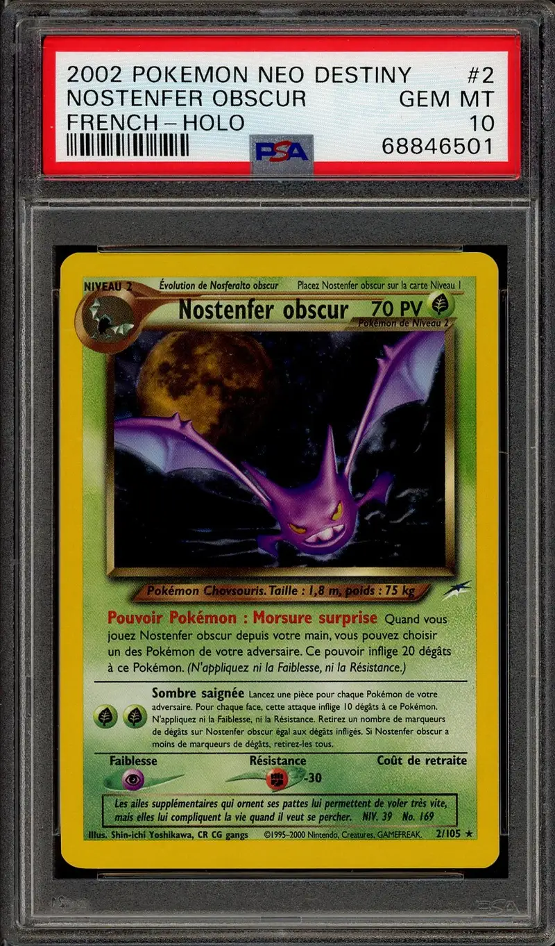 PSA 10 Nostenfer Obscur Holo