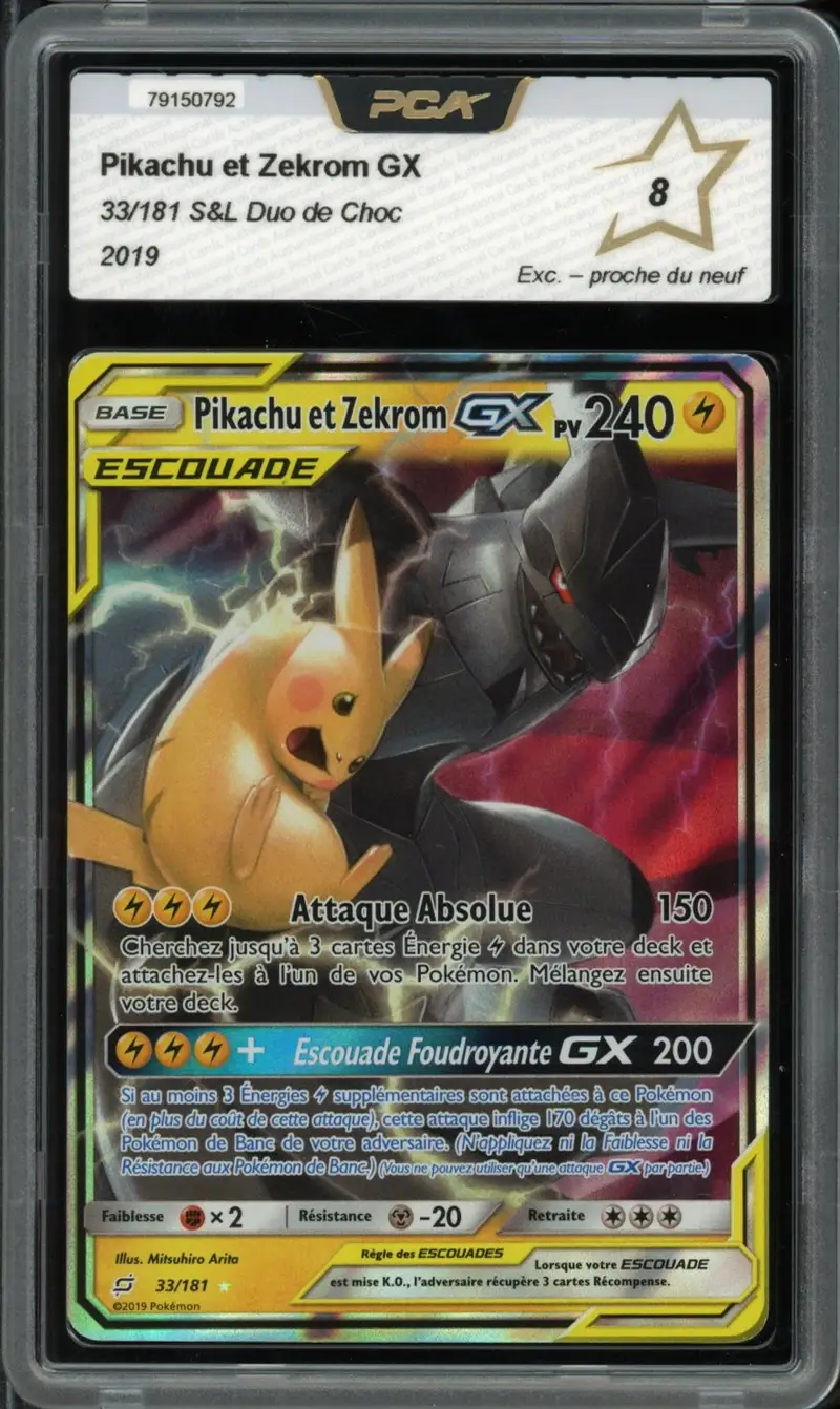 PCA 8 Pikachu et Zekrom Gx