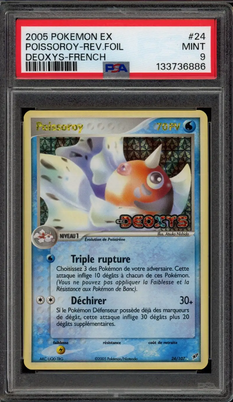 PSA 9 Poissoroy Holo Reverse