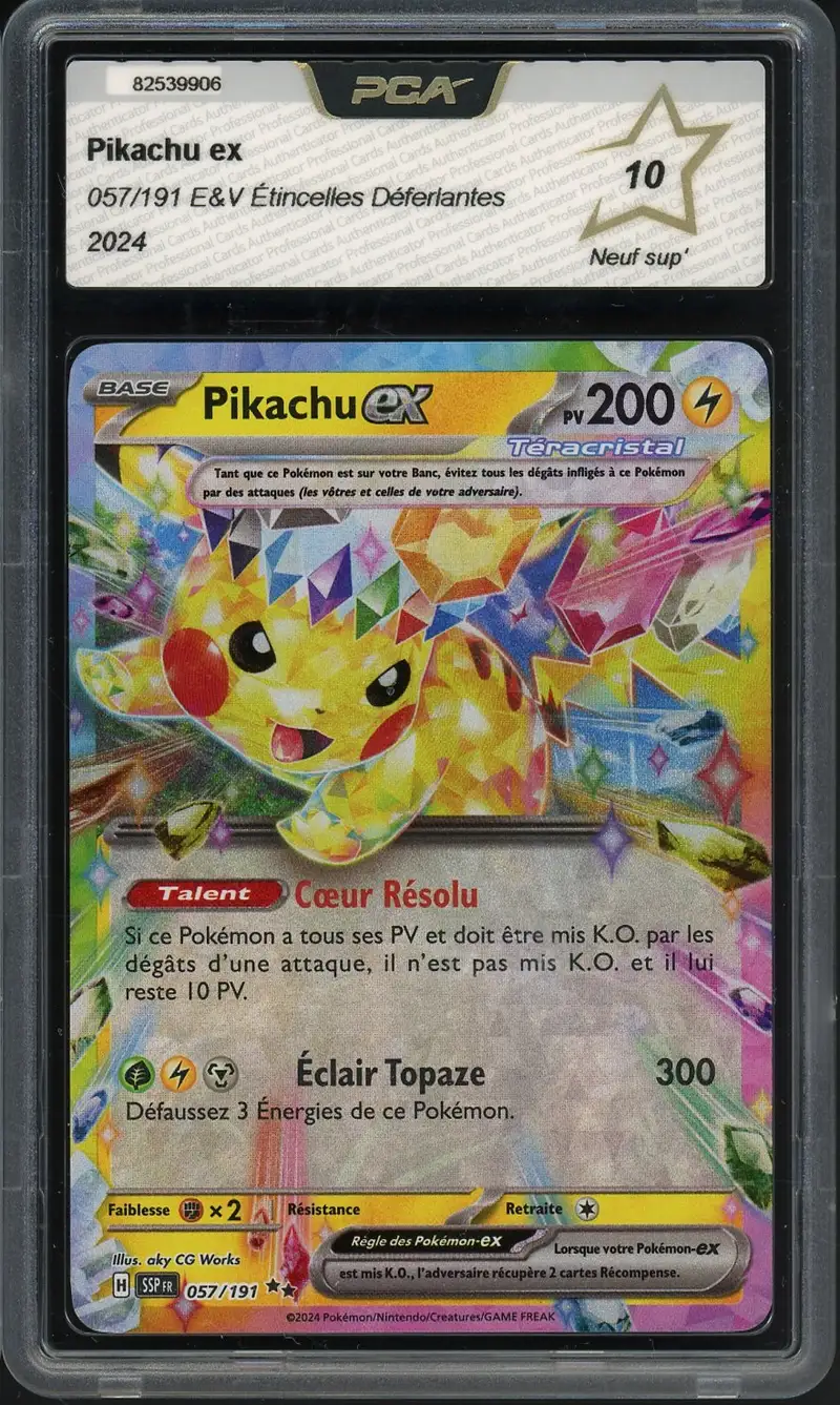 PCA 10 Pikachu Ex