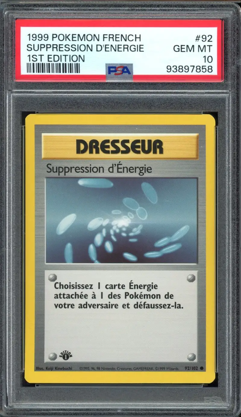 PSA 10 Suppression d'Energie