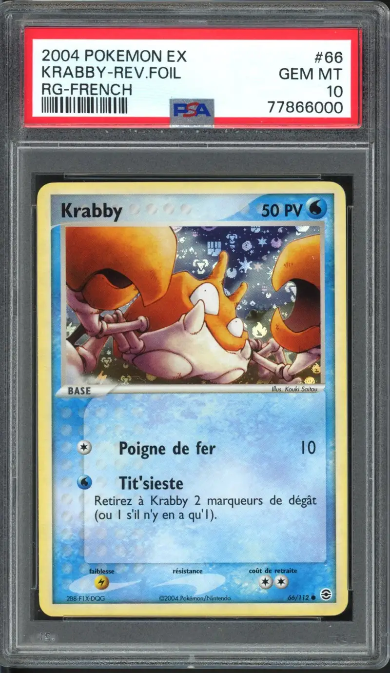 PSA 10 Krabby Reverse
