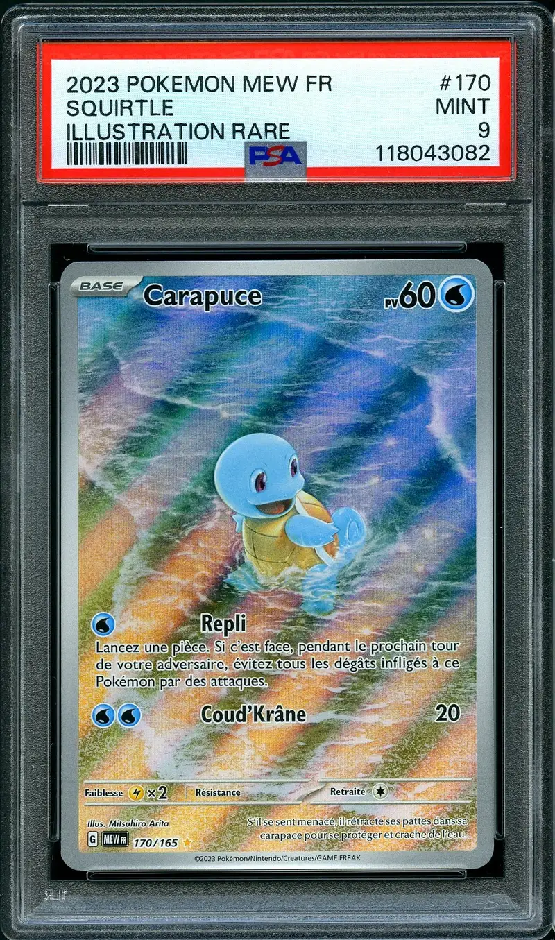 PSA 9 Carapuce