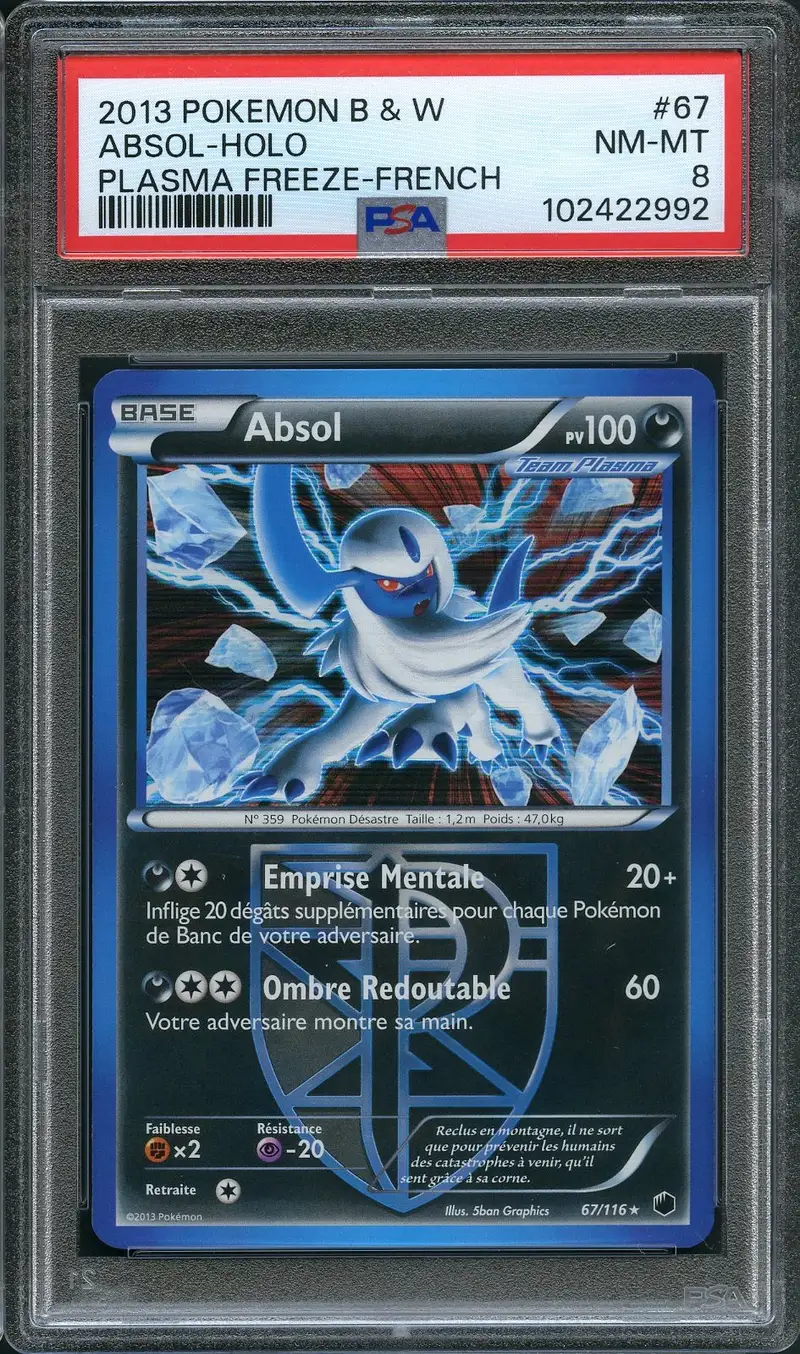 PSA 8 Absol Holo