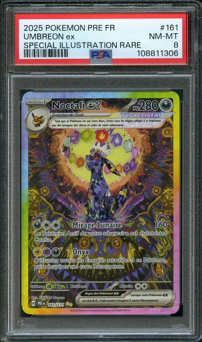 PSA 8 Noctali Ex