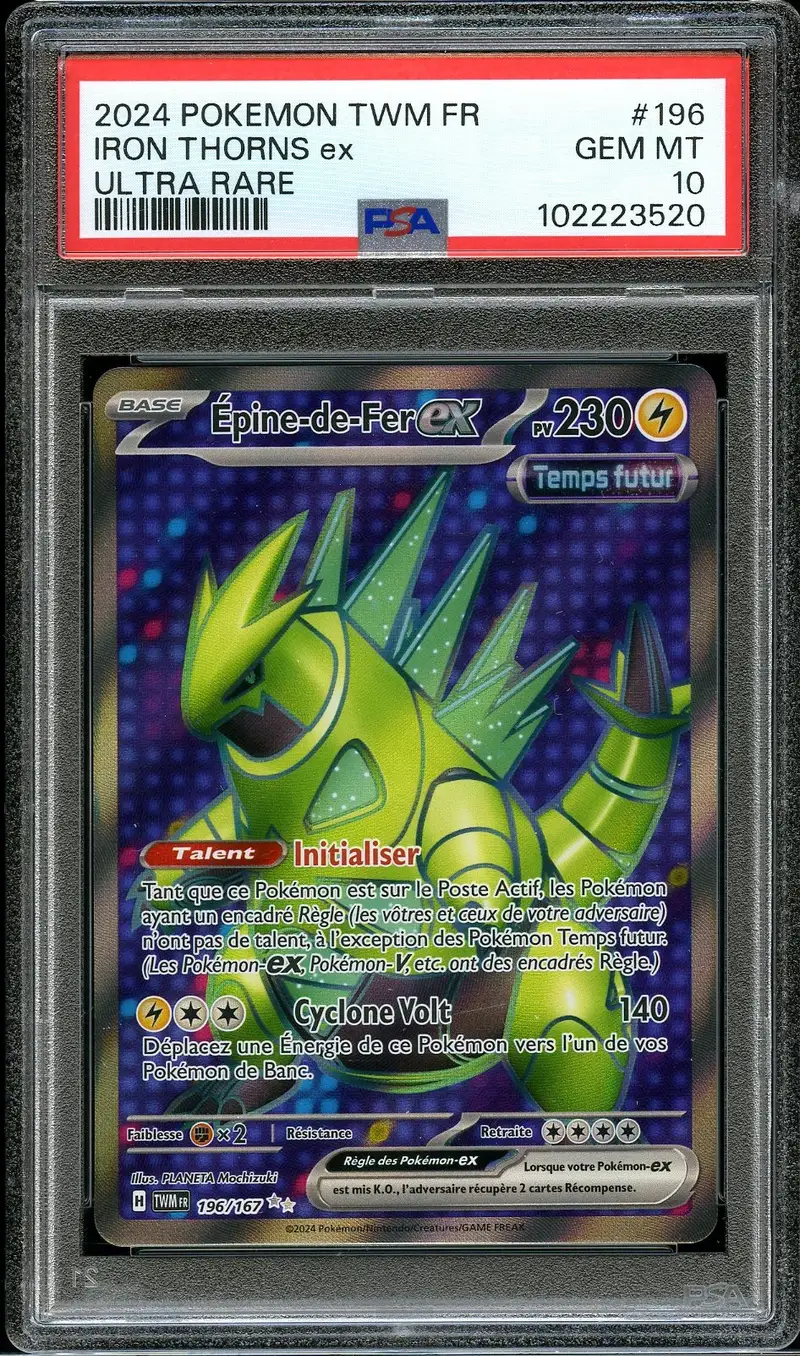 PSA 10 Épine-de-Fer Ex
