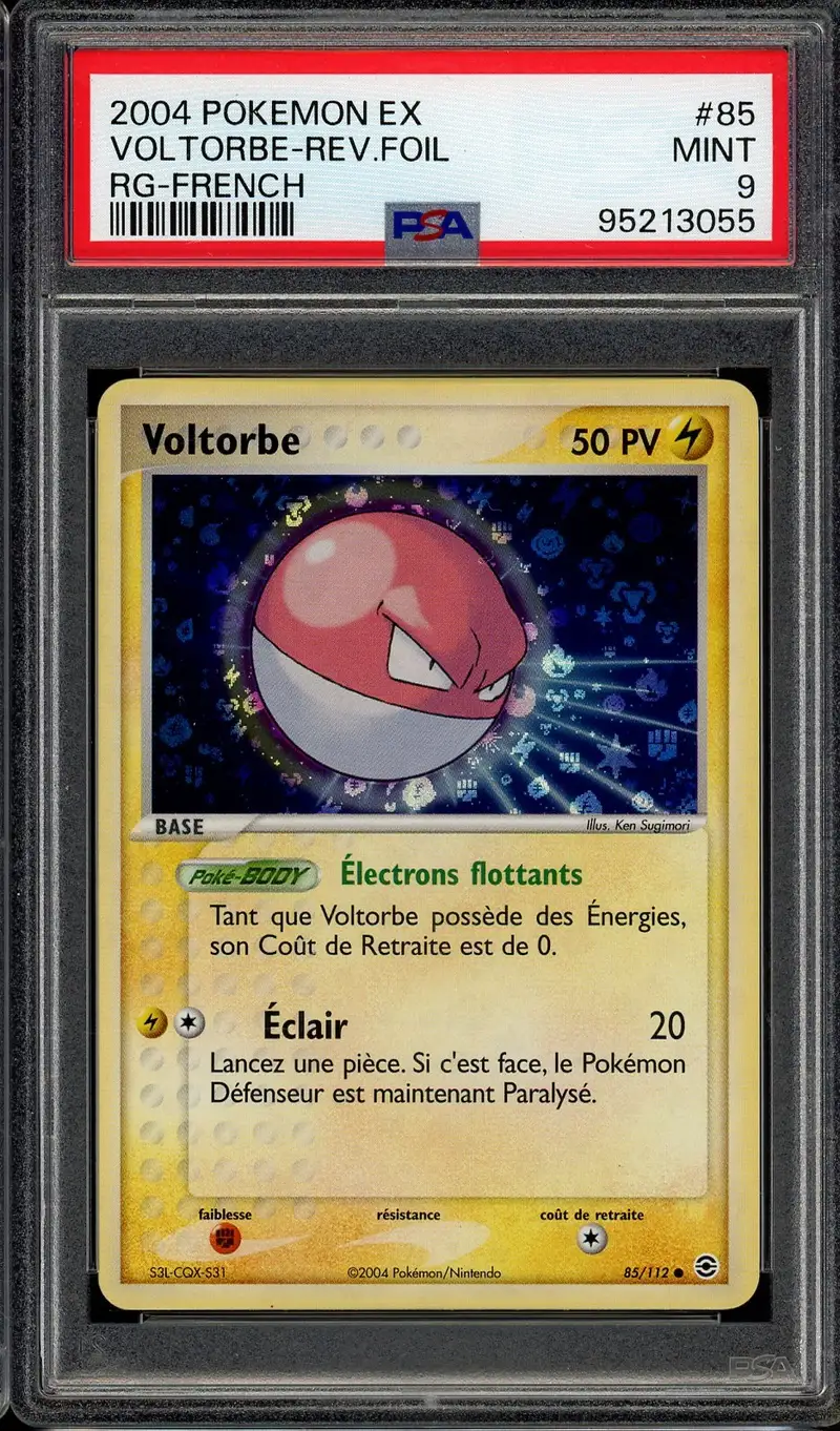 PSA 9 Voltorbe Reverse