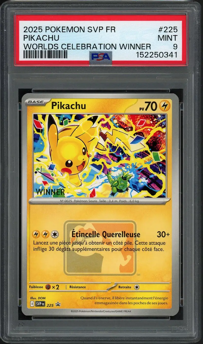 PSA 9 Pikachu