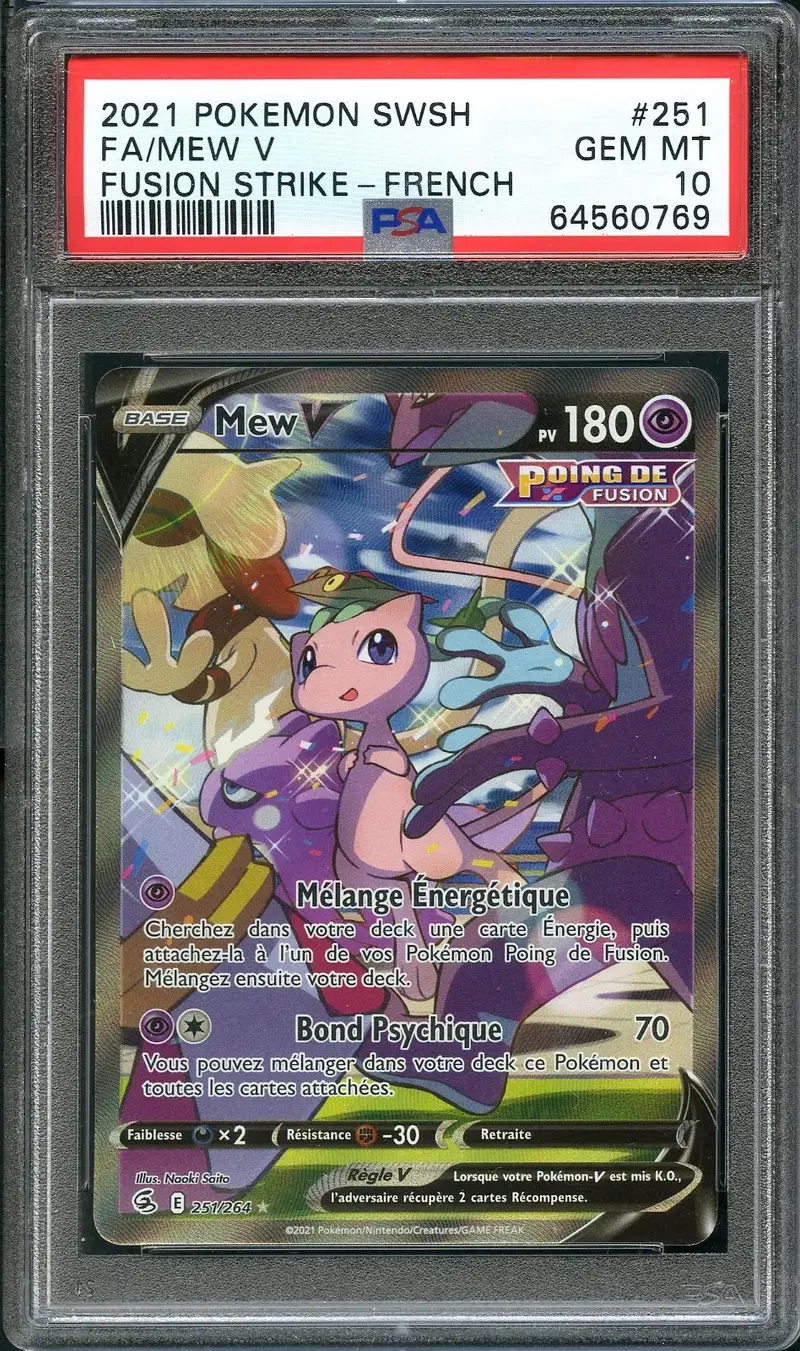 PSA 10 Mew V