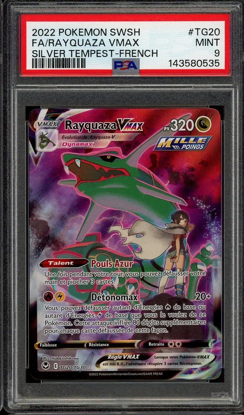 PSA 9 Rayquaza VMax