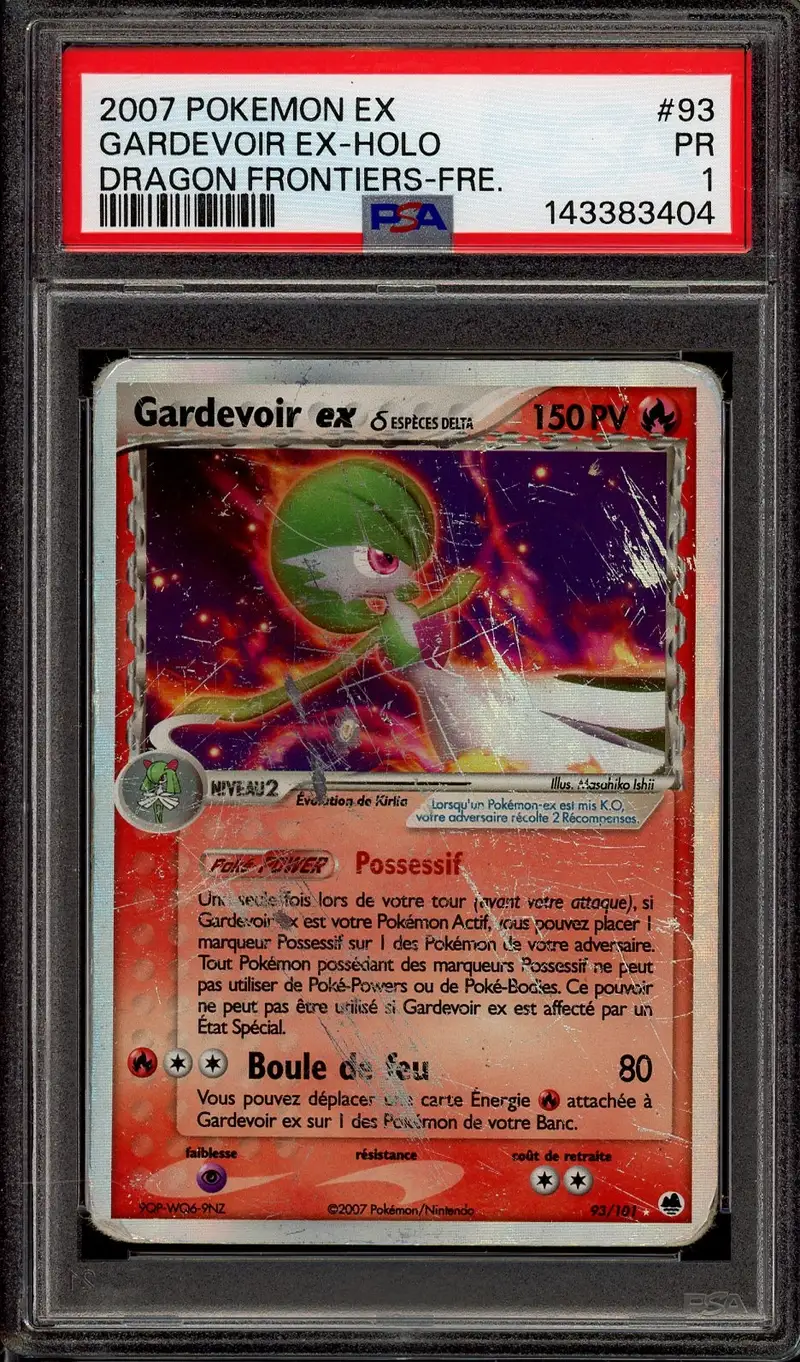 PSA 1 Gardevoir Ex
