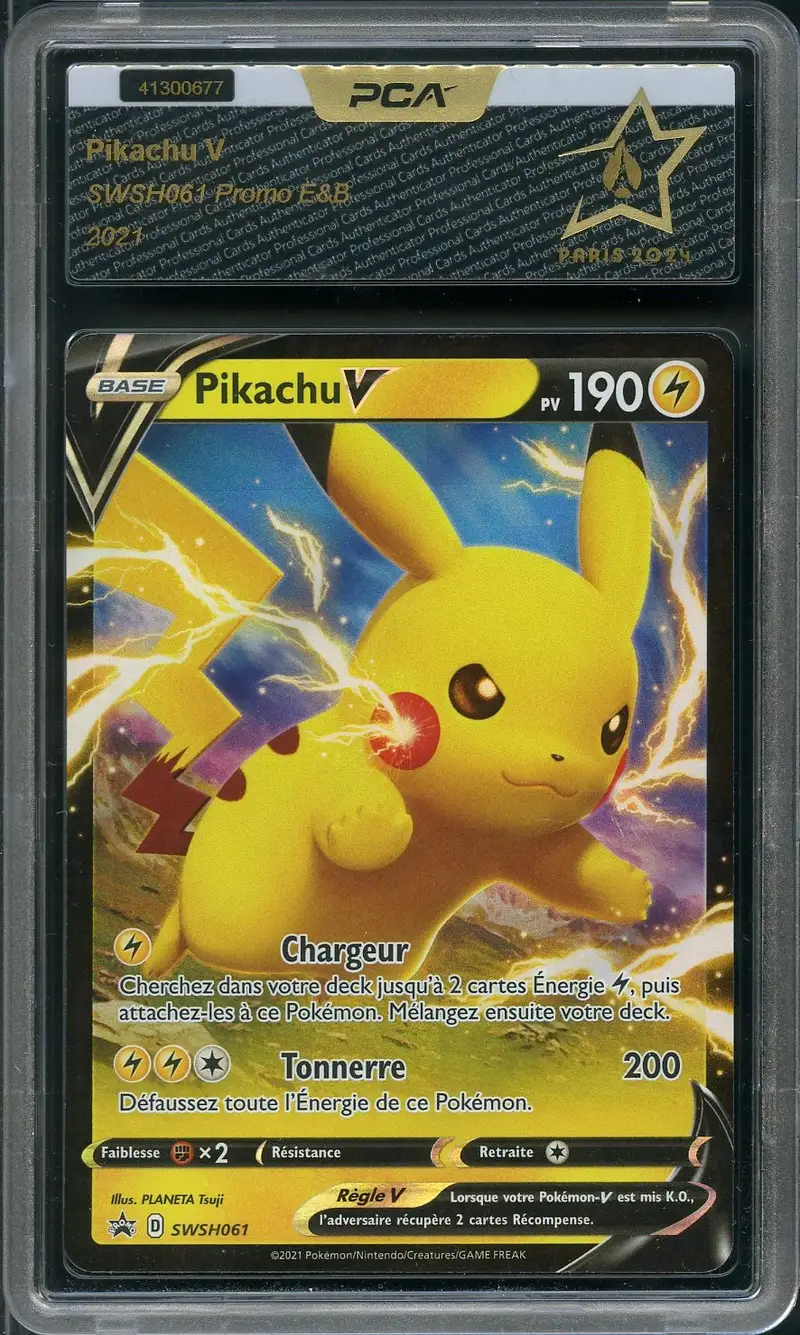 PCA Auth Pikachu V