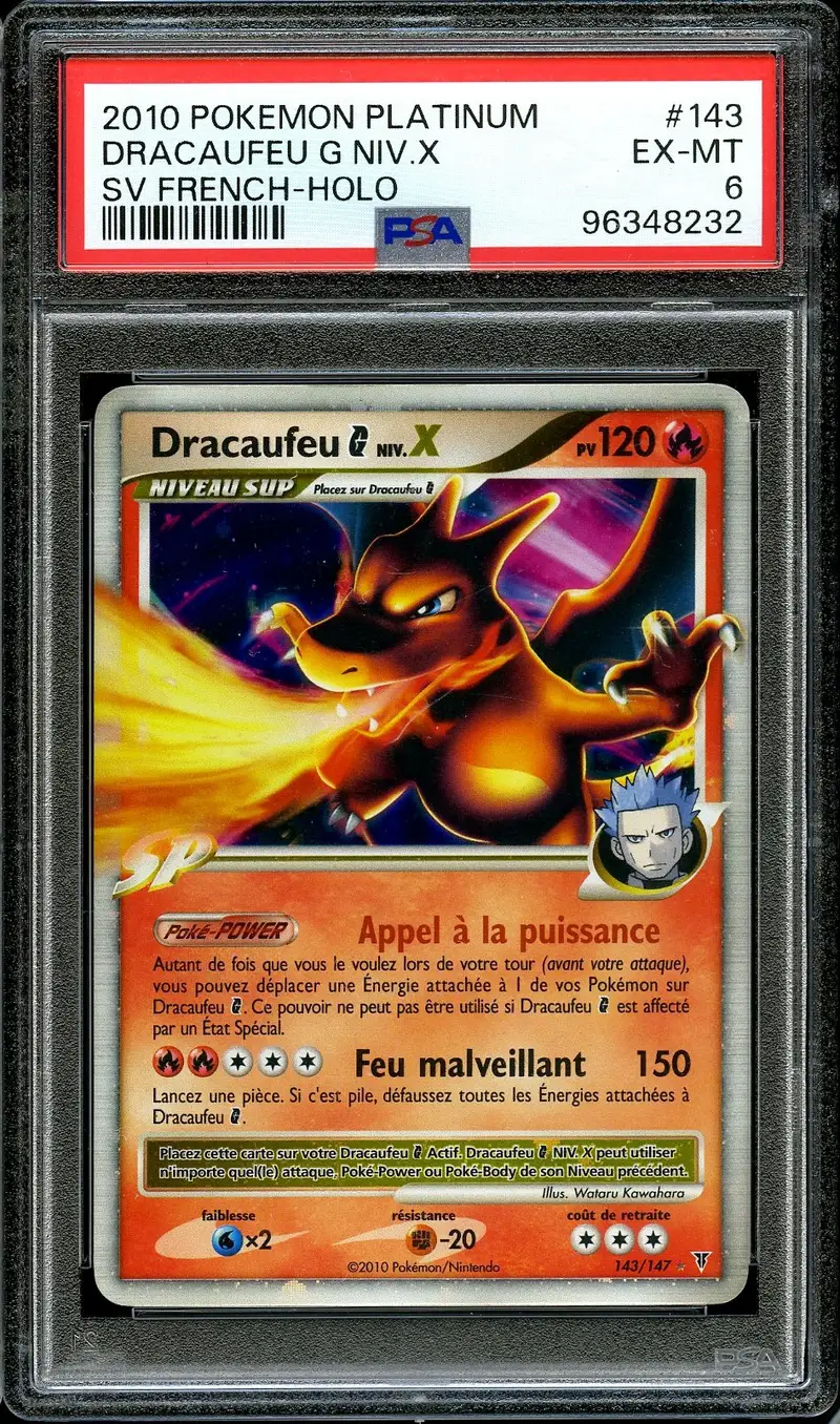 PSA 6 Dracaufeu G Niv. X