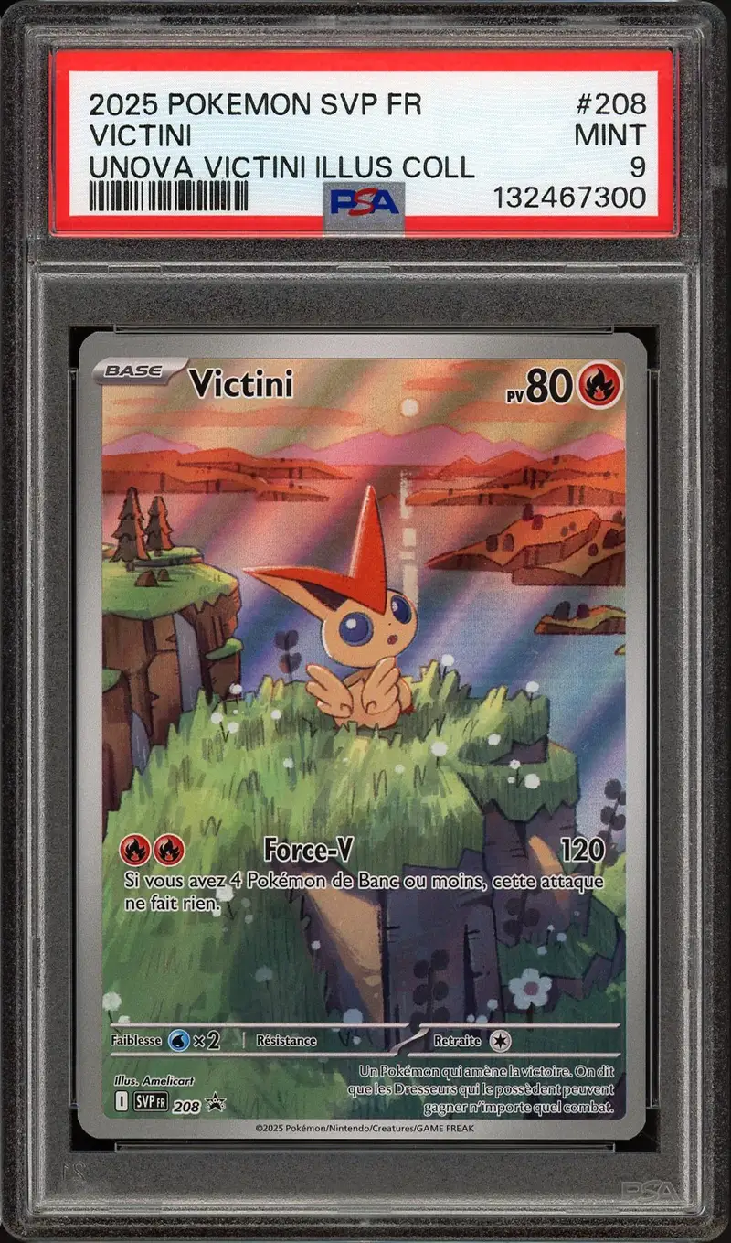PSA 9 Victini