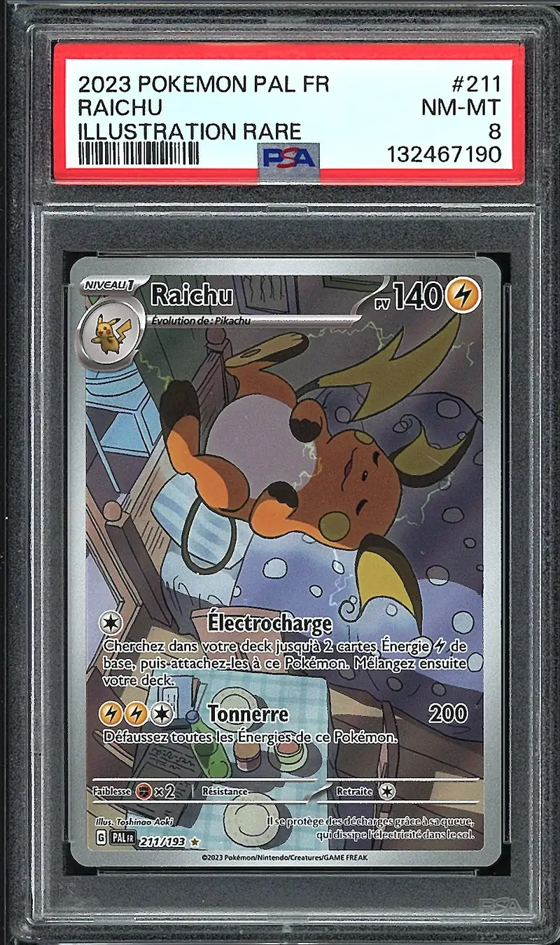 PSA 8 Raichu