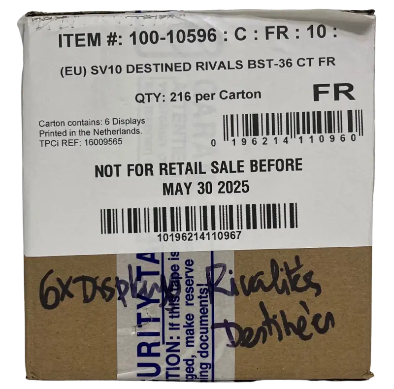 Case Display EV10 Rivalités Destinées