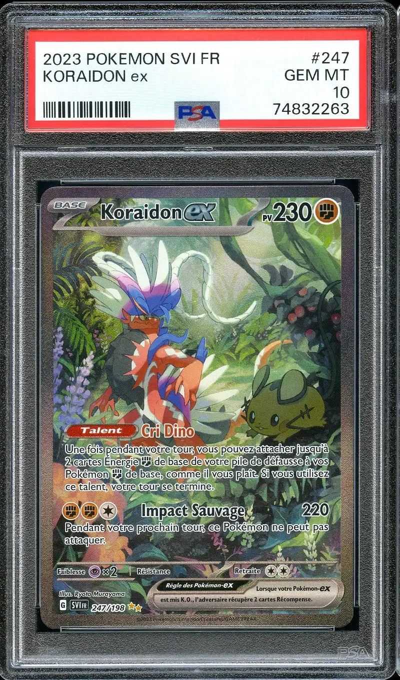 PSA 10 Koraidon Ex