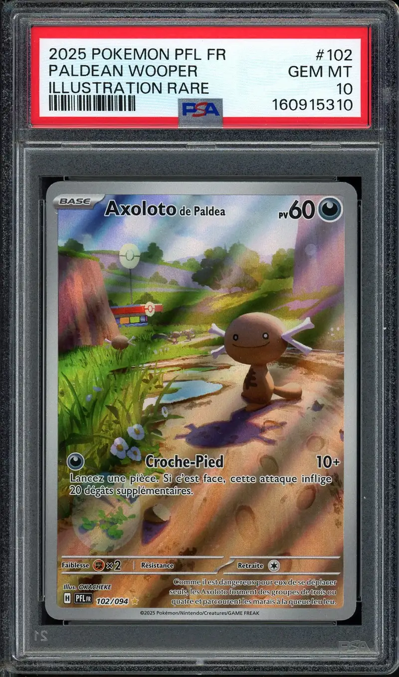 PSA 10 Axoloto de Paldéa