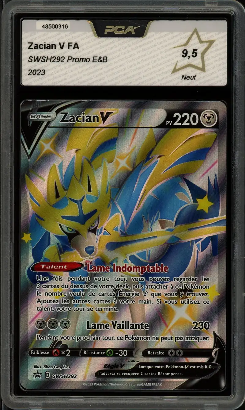 PCA 9.5 Zacian V Shiny
