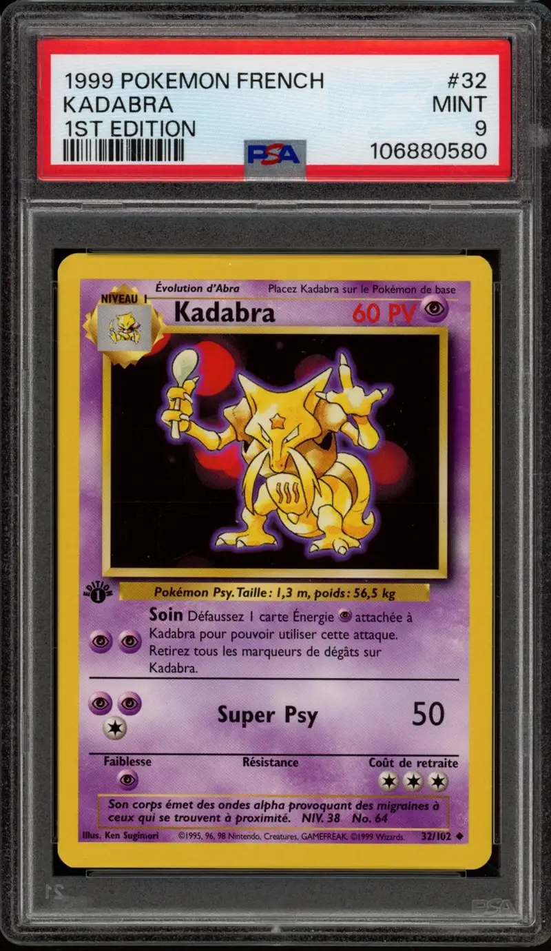 PSA 9 Kadabra