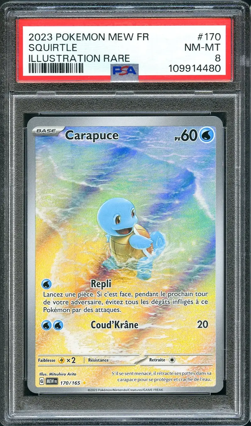 PSA 8 Carapuce