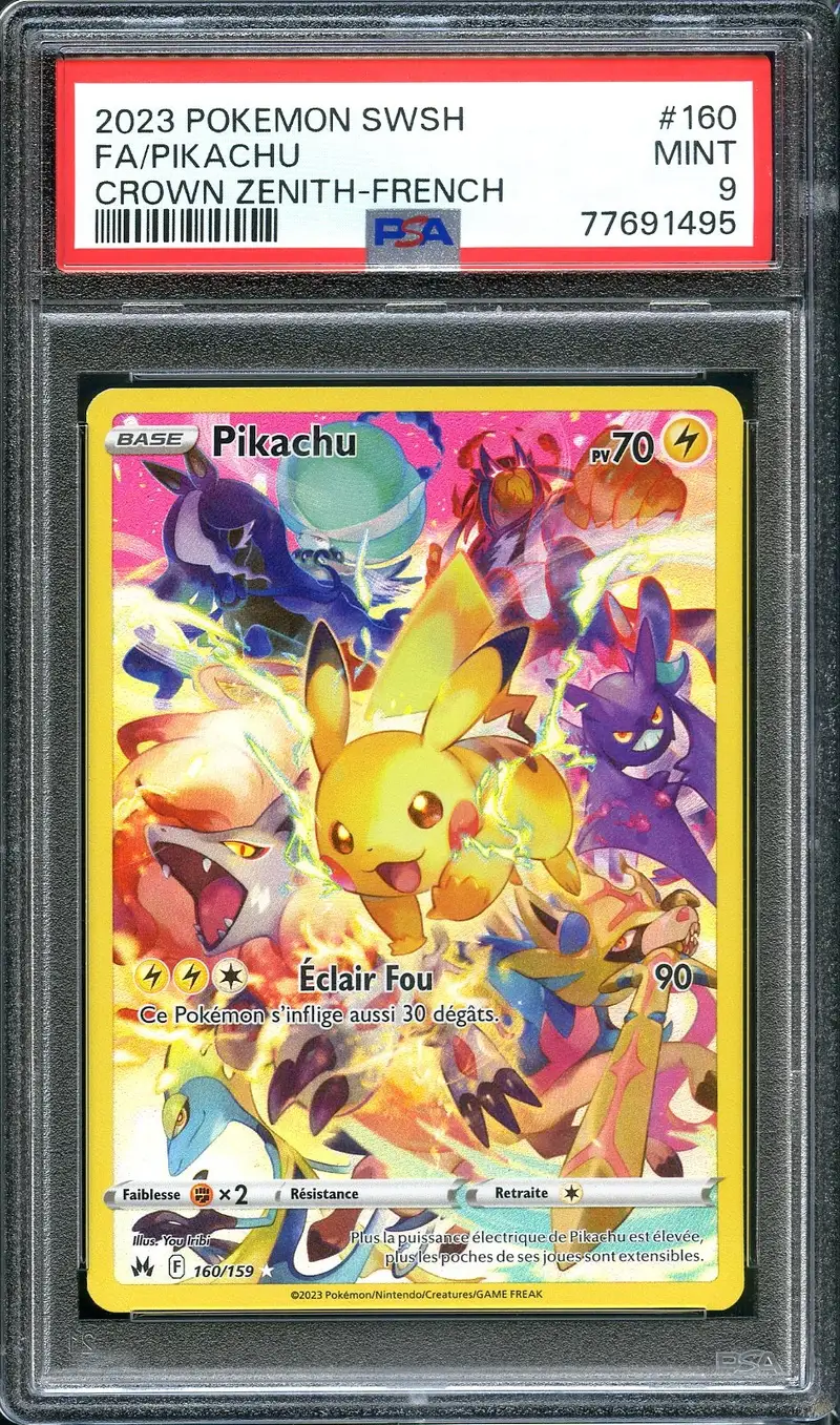 PSA 9 Pikachu