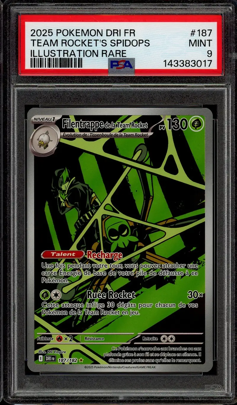 PSA 9 Filentrappe de la Team Rocket