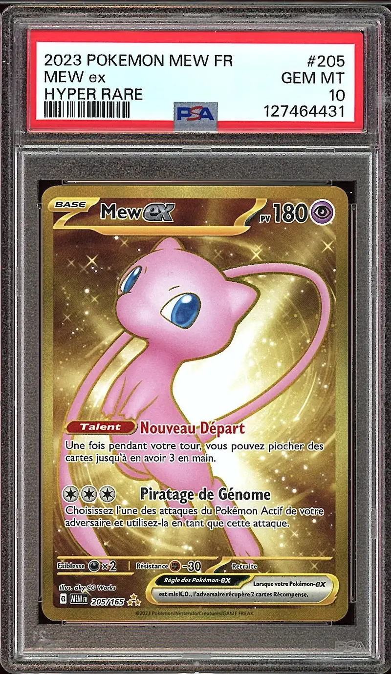 PSA 10 Mew Ex Gold