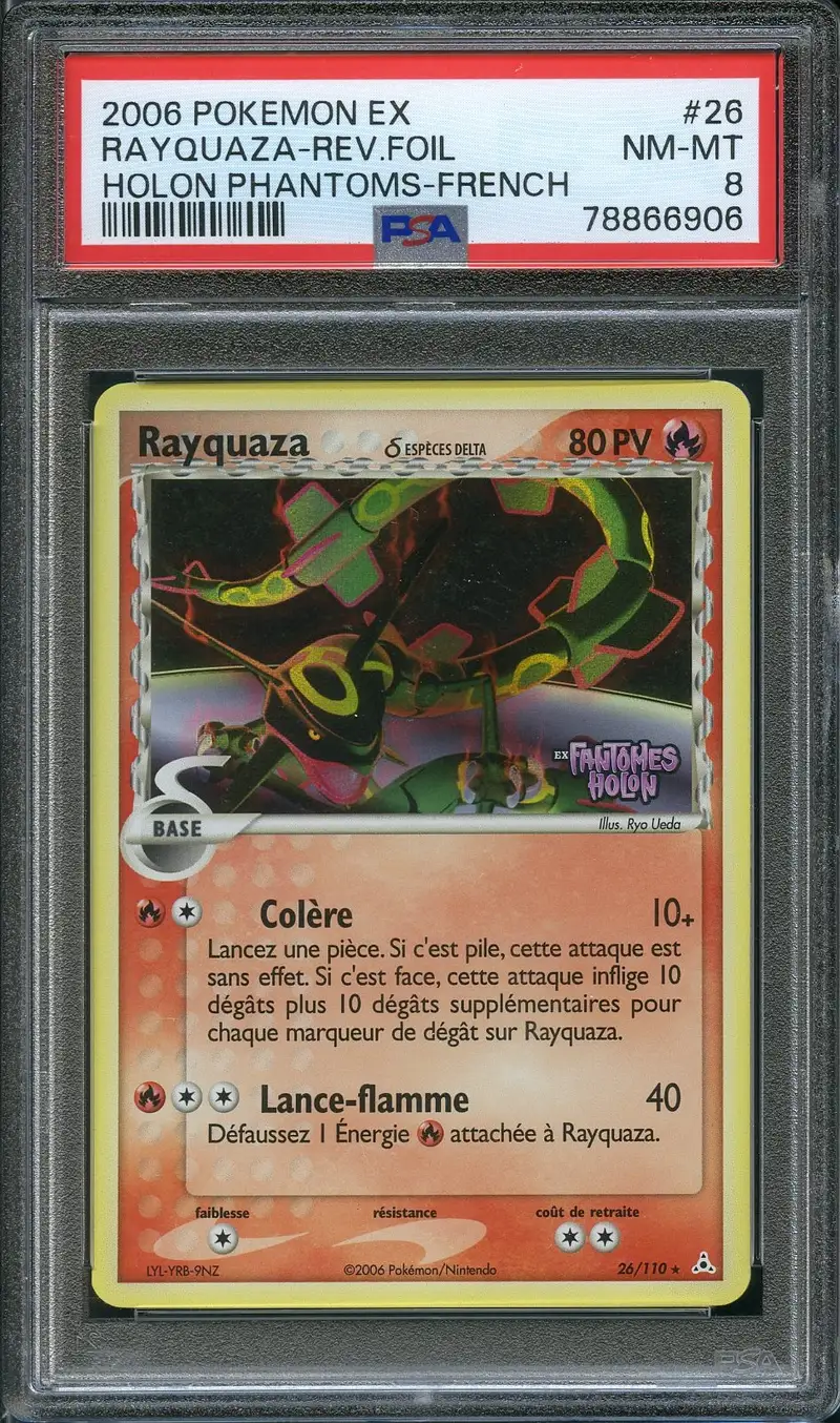 PSA 8 Rayquaza Reverse