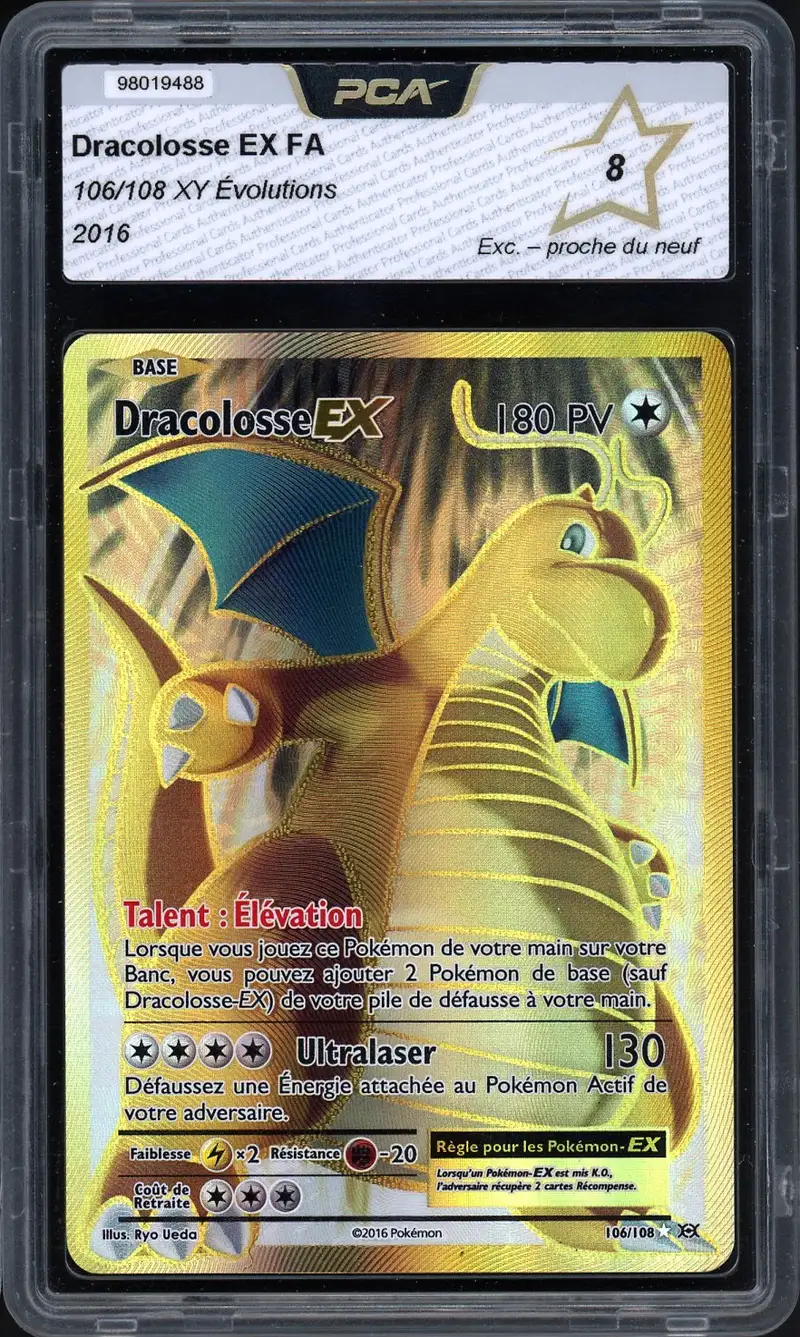 PCA 8 Dracolosse Ex Gold