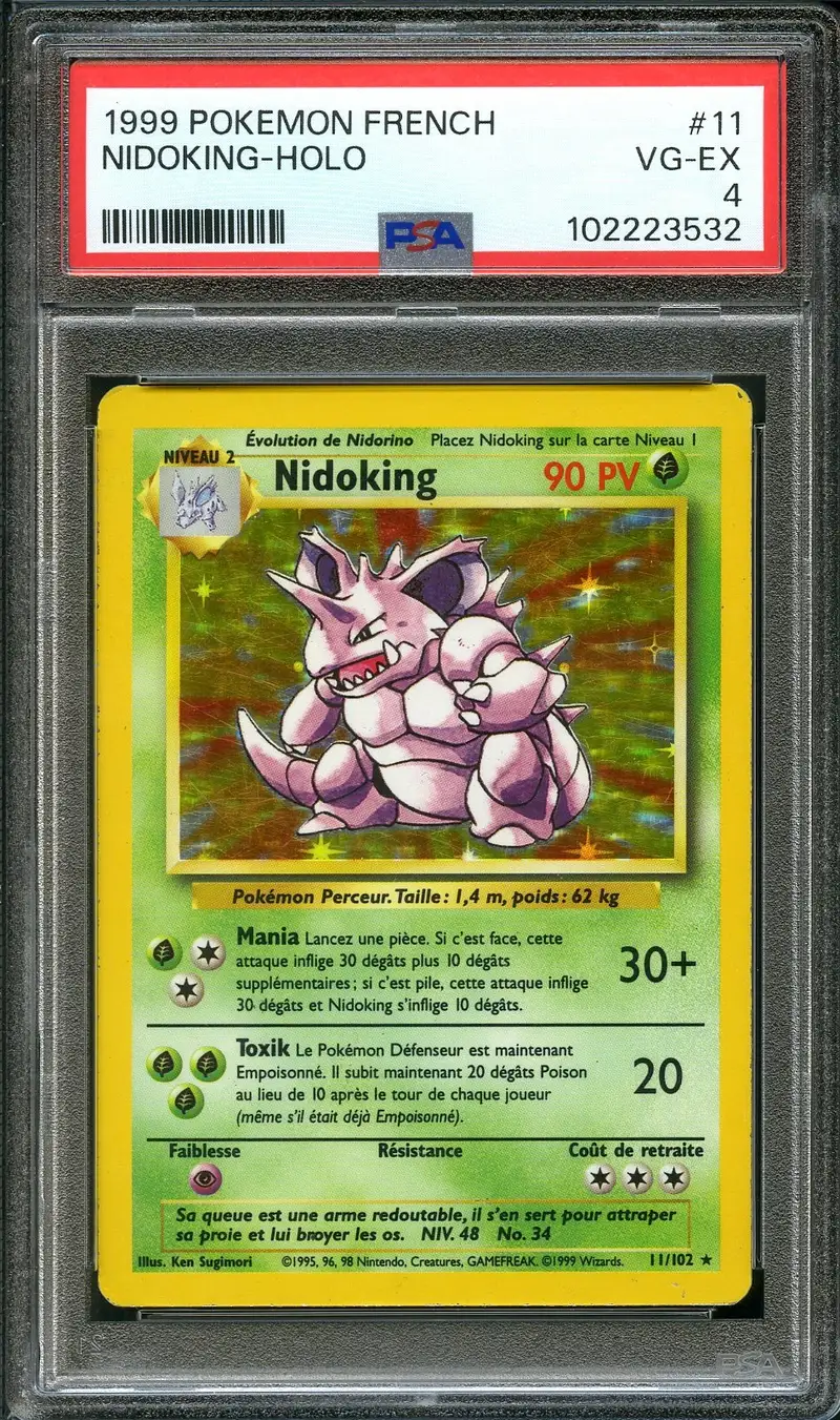PSA 4 Nidoking Holo