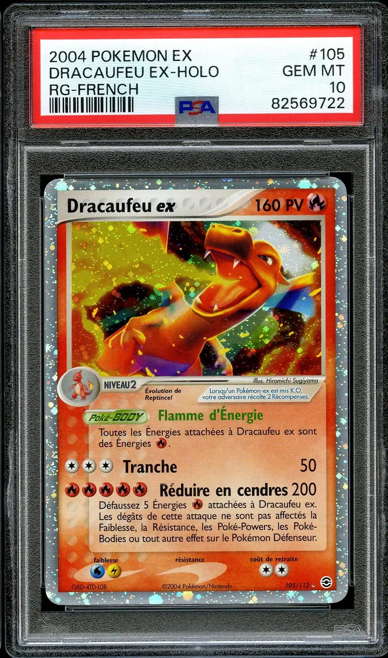 PSA 10 Dracaufeu Ex