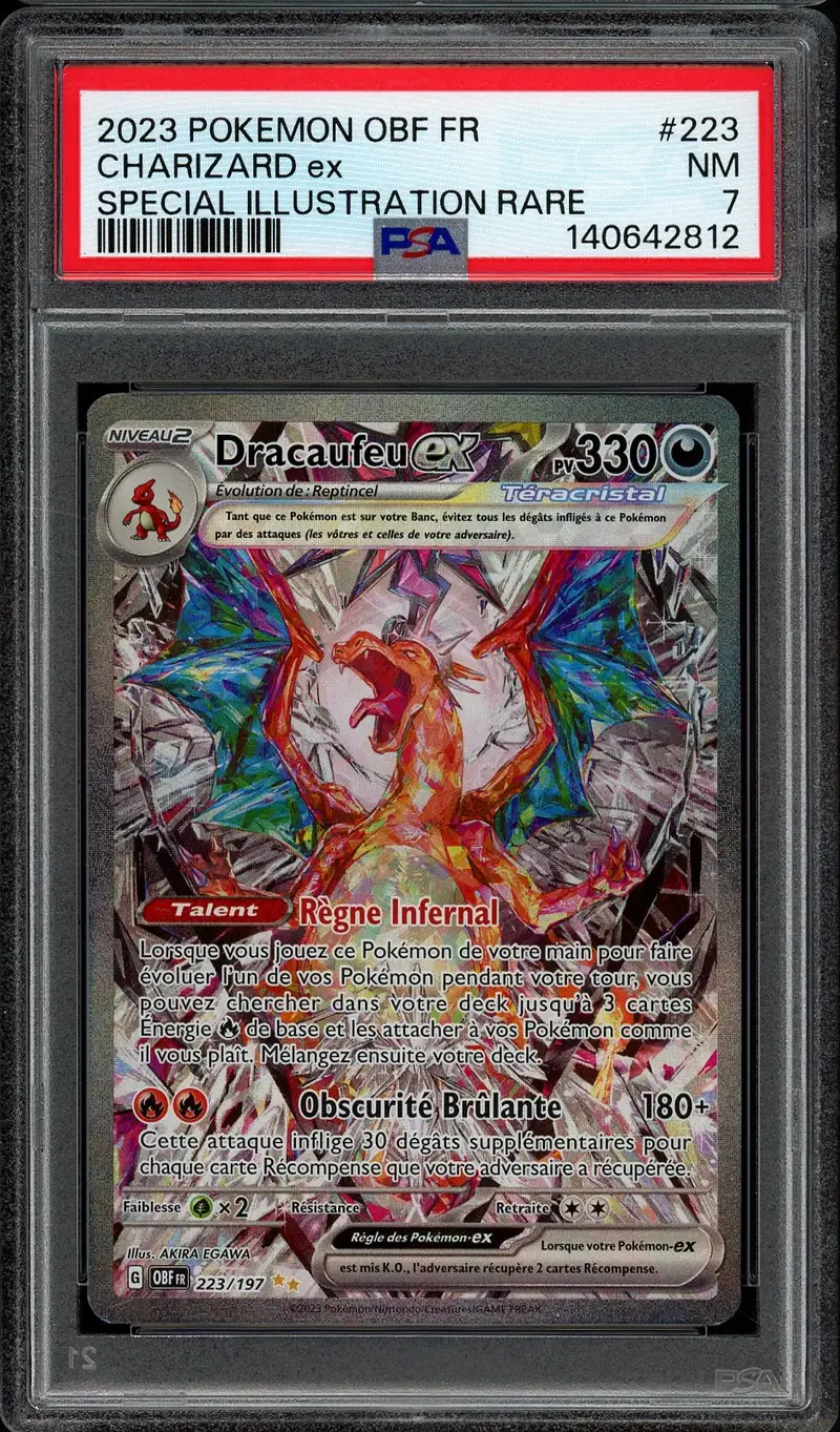 PSA 7 Dracaufeu Ex