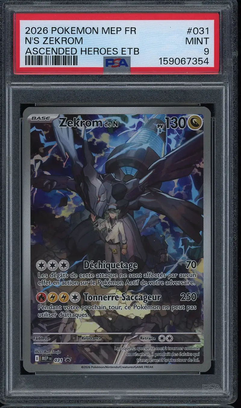 PSA 9 Zekrom de N