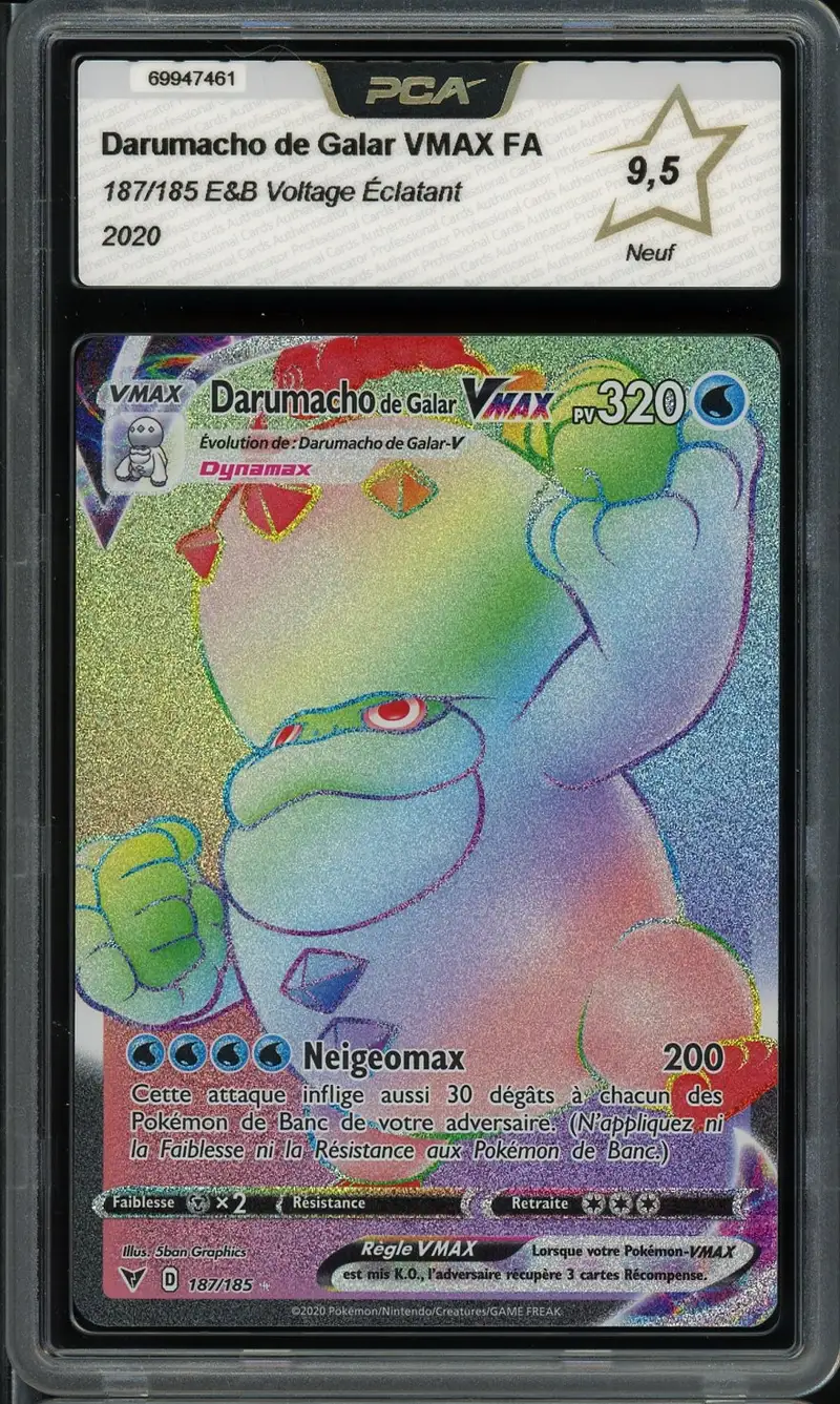 PCA 9.5 Darumacho de Galar VMax Rainbow