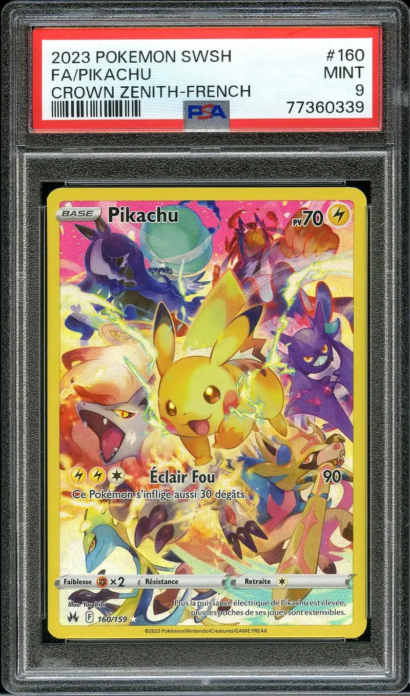 PSA 9 Pikachu