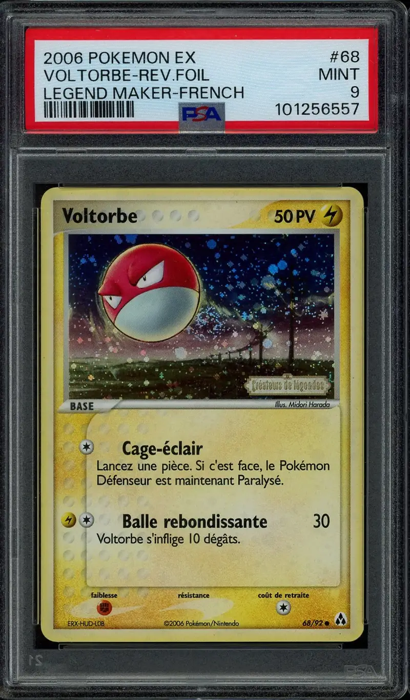 PSA 9 Voltorbe Reverse