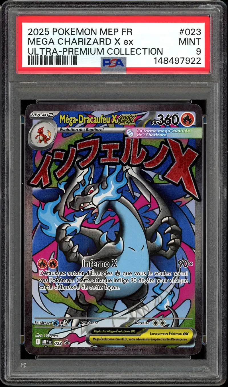 PSA 9 Méga-Dracaufeu X Ex