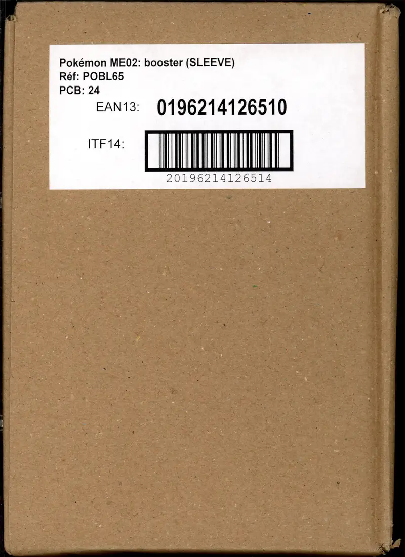 Case Booster Blister ME2 Flammes Fantasmagoriques