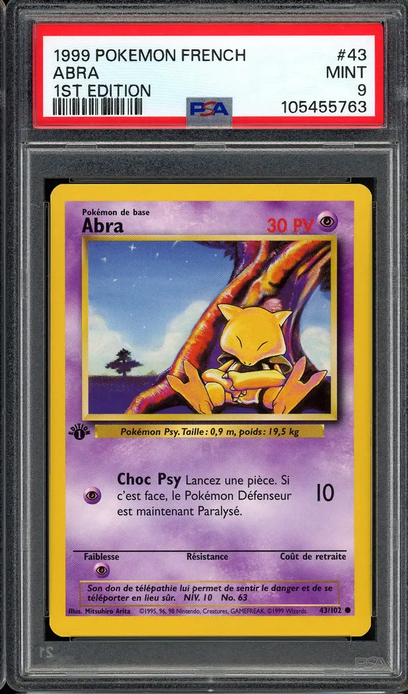 PSA 9 Abra
