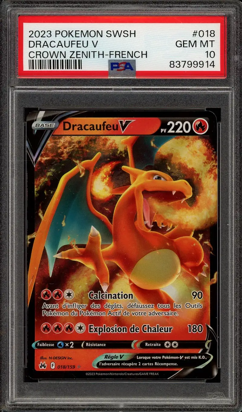 PSA 10 Dracaufeu V