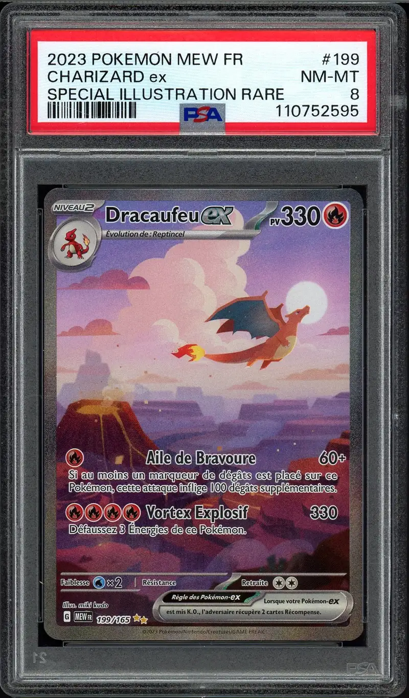 PSA 8 Dracaufeu Ex