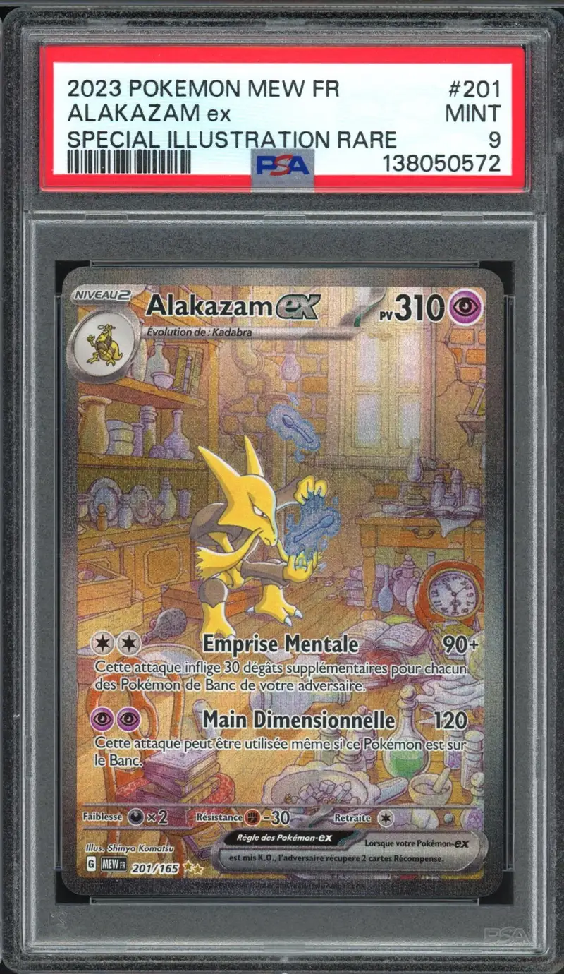 PSA 9 Alakazam Ex