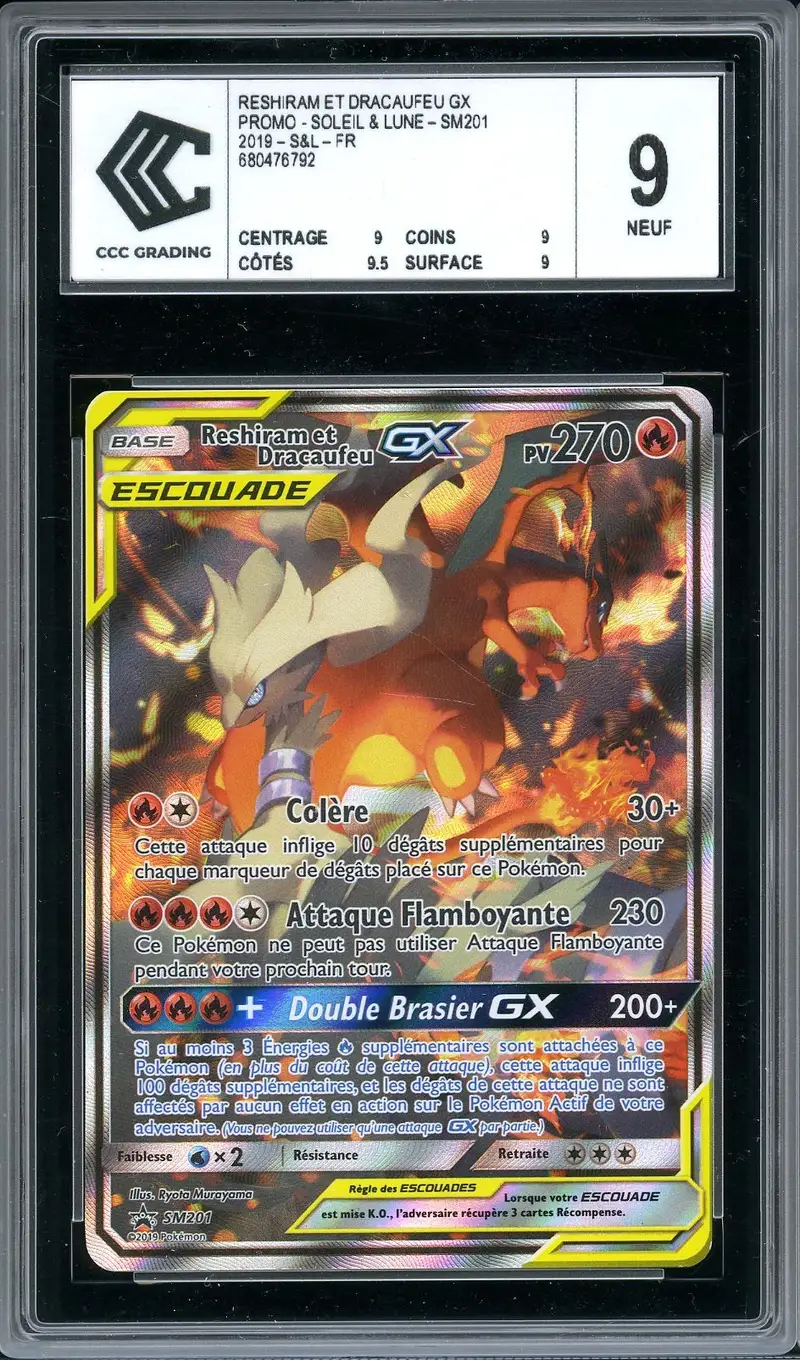 CCC 9 Reshiram et Dracaufeu Gx