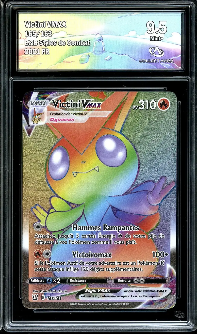 CA 9.5 Victini VMax Rainbow