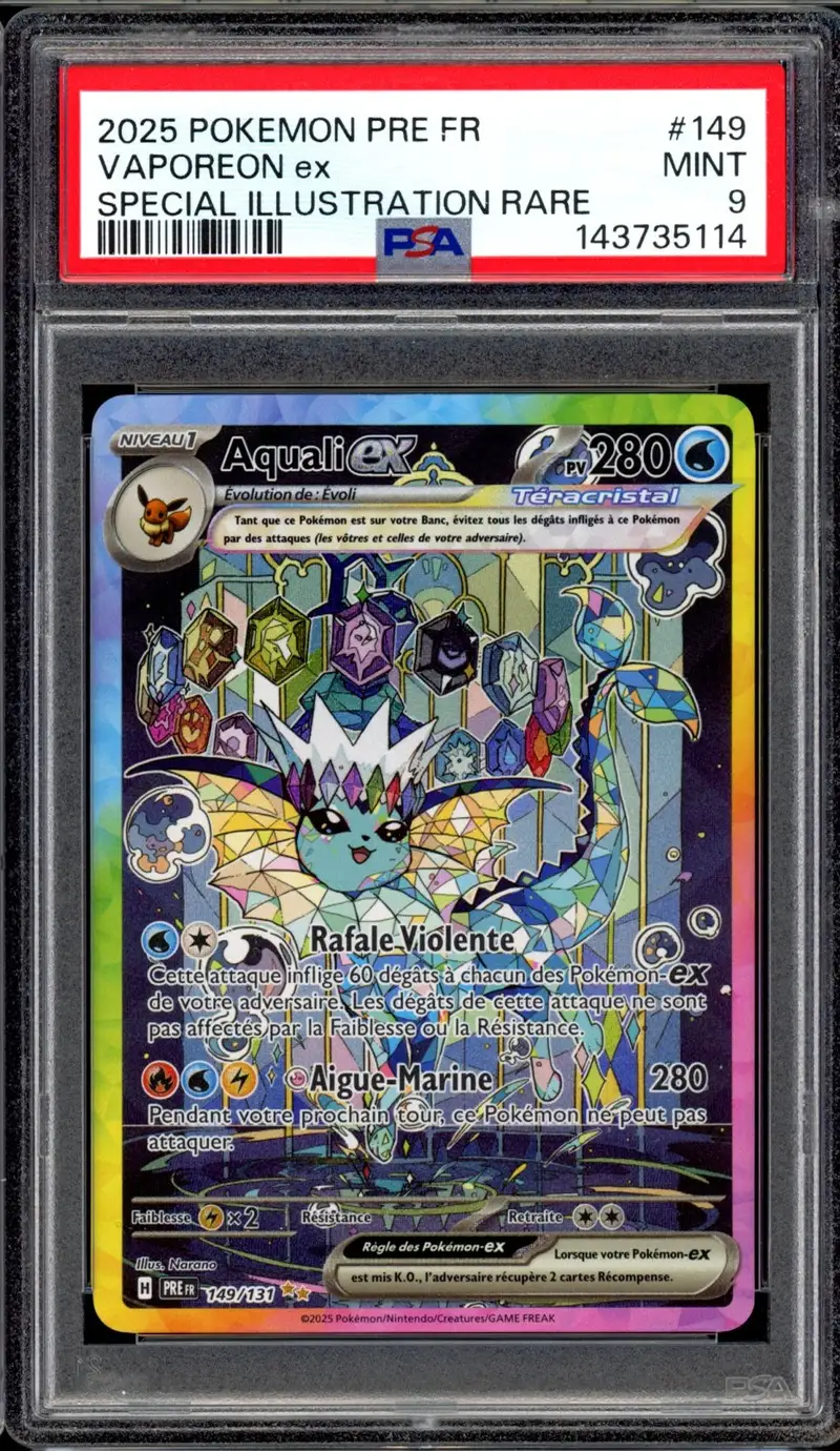 PSA 9 Aquali Ex