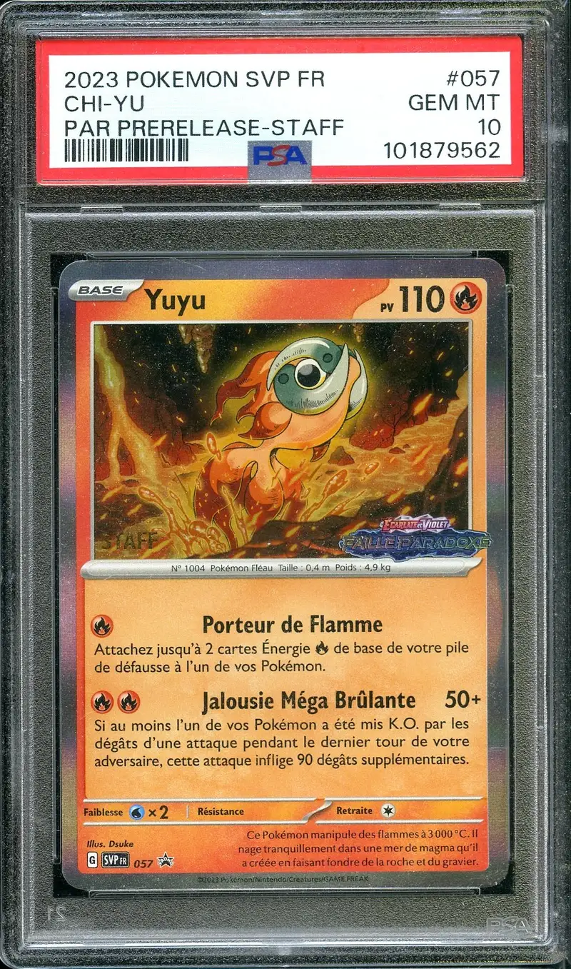PSA 10 Yuyu Prerelease Staff