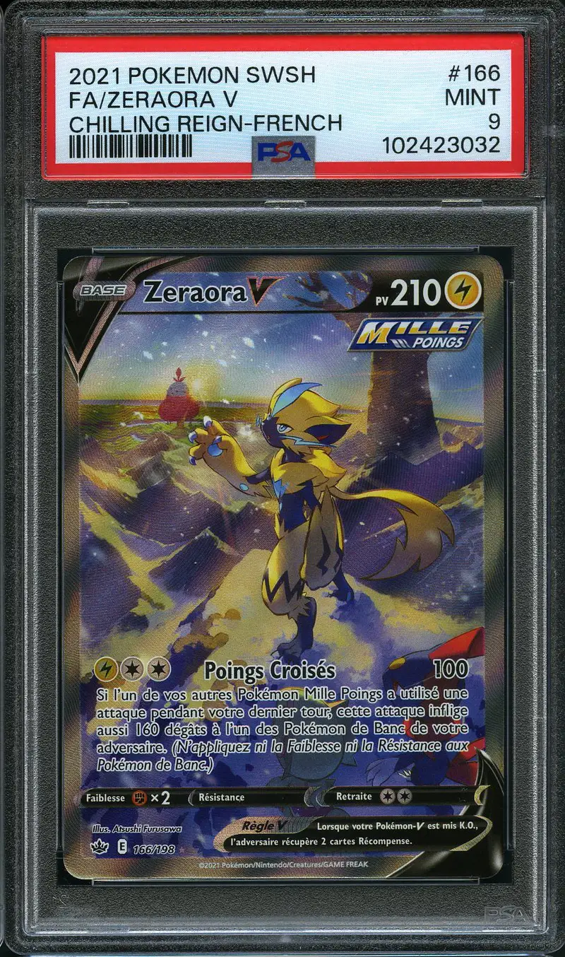 PSA 9 Zeraora V