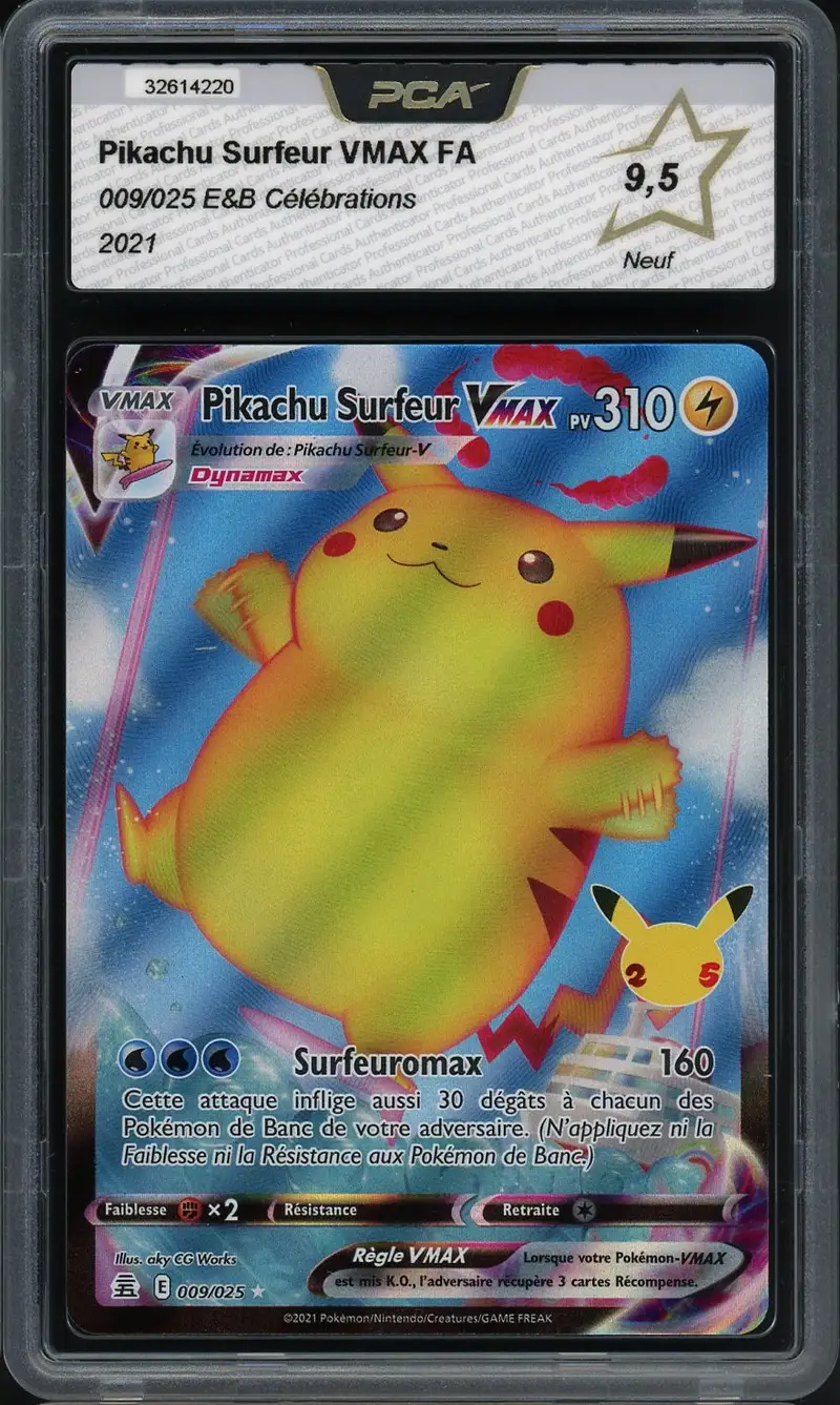 PCA 9.5 Pikachu Surfeur VMax