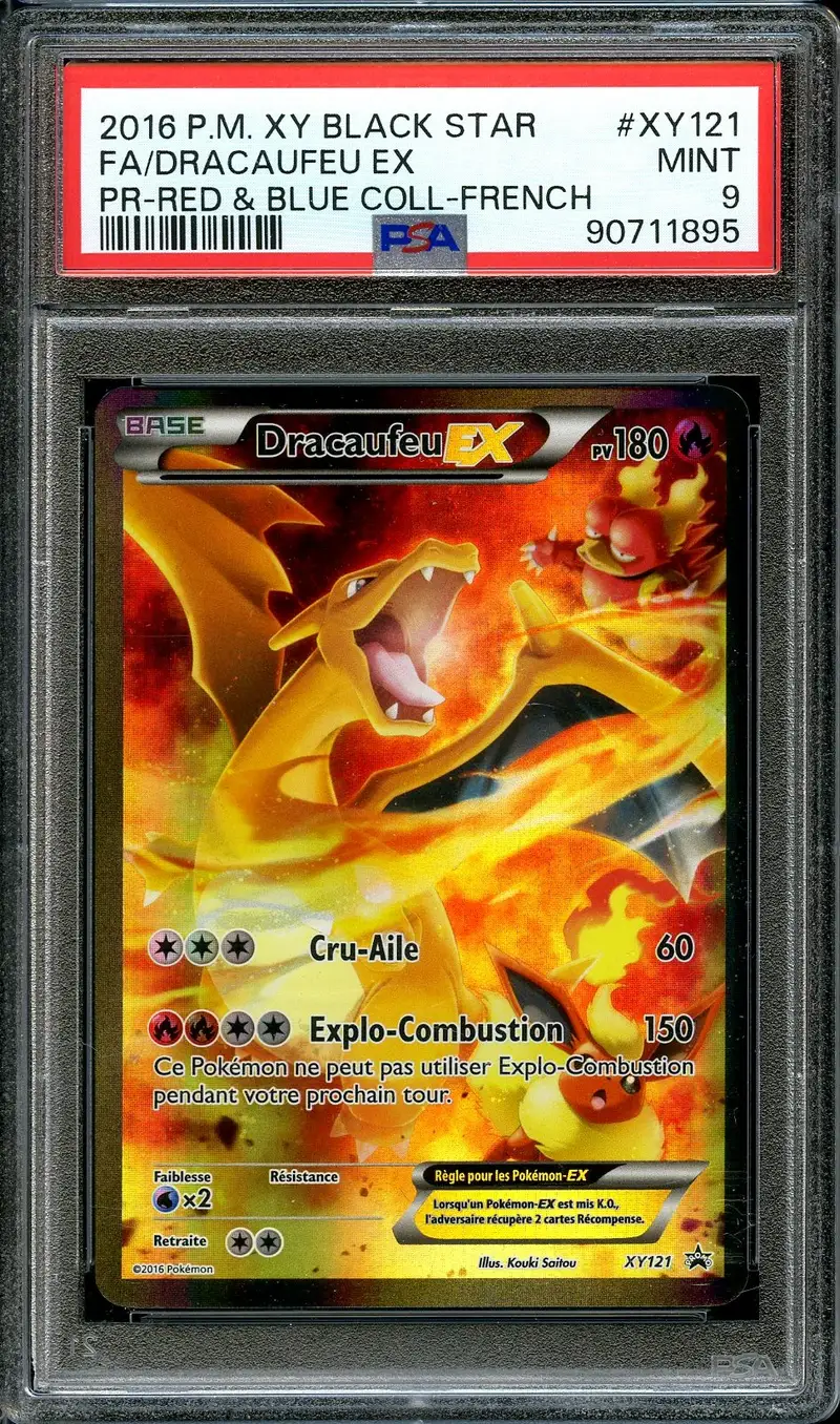 PSA 9 Dracaufeu Ex